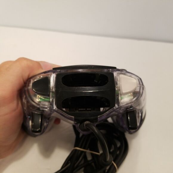 Original Xbox Controller Pelican 2045 Clear Afterglow Pro Controller - Picture 3 of 4